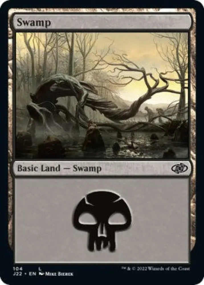 Swamp (104) [Jumpstart 2022] - MTG Single