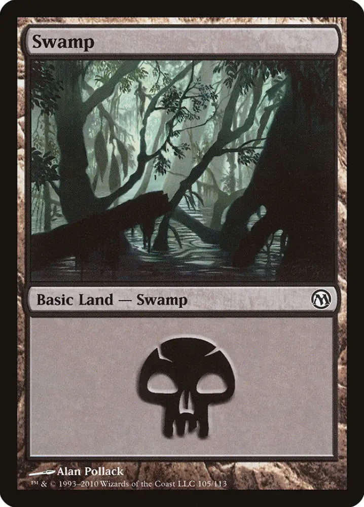 Swamp (105) [Duels of the Planeswalkers] - MTG Single