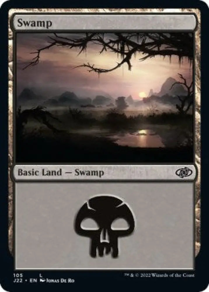Swamp (105) [Jumpstart 2022] - MTG Single