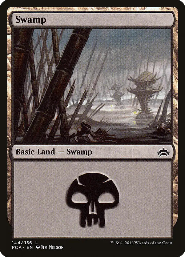 Swamp (144) [Planechase Anthology] - MTG Single