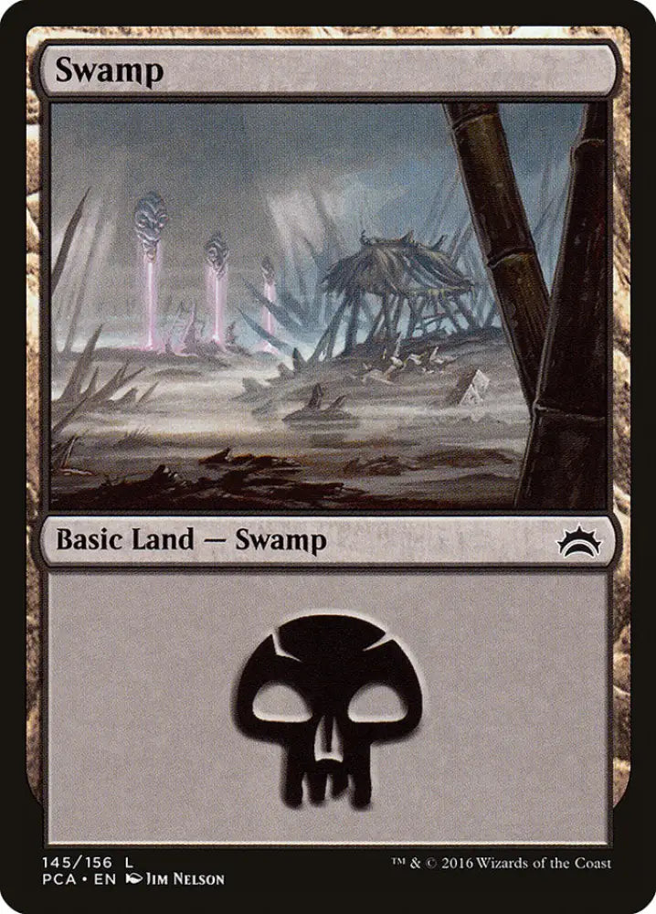 Swamp (145) [Planechase Anthology] - MTG Single