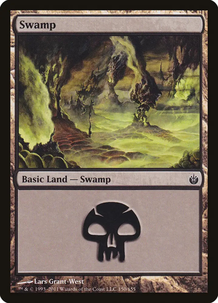 Swamp (150) [Mirrodin Besieged] - MTG Single