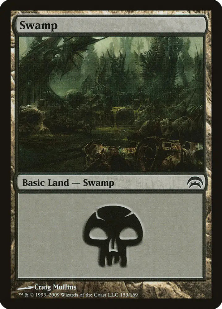 Swamp (153) [Planechase] - MTG Single