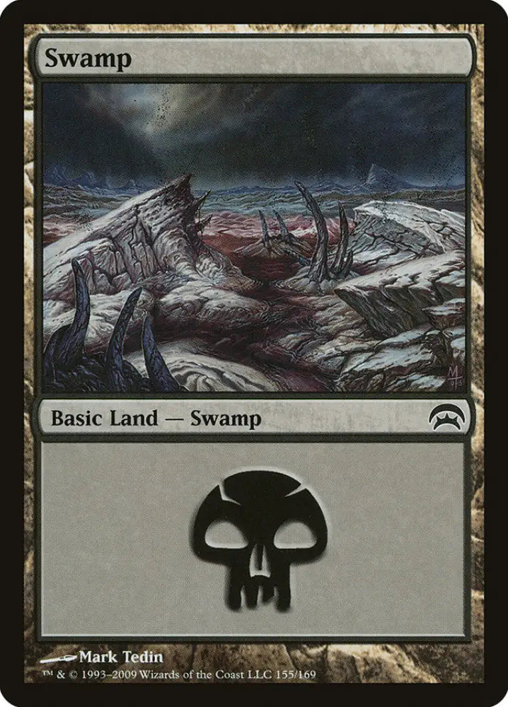 Swamp (155) [Planechase] - MTG Single