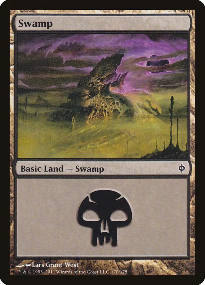 Swamp (170) [New Phyrexia] - MTG Single