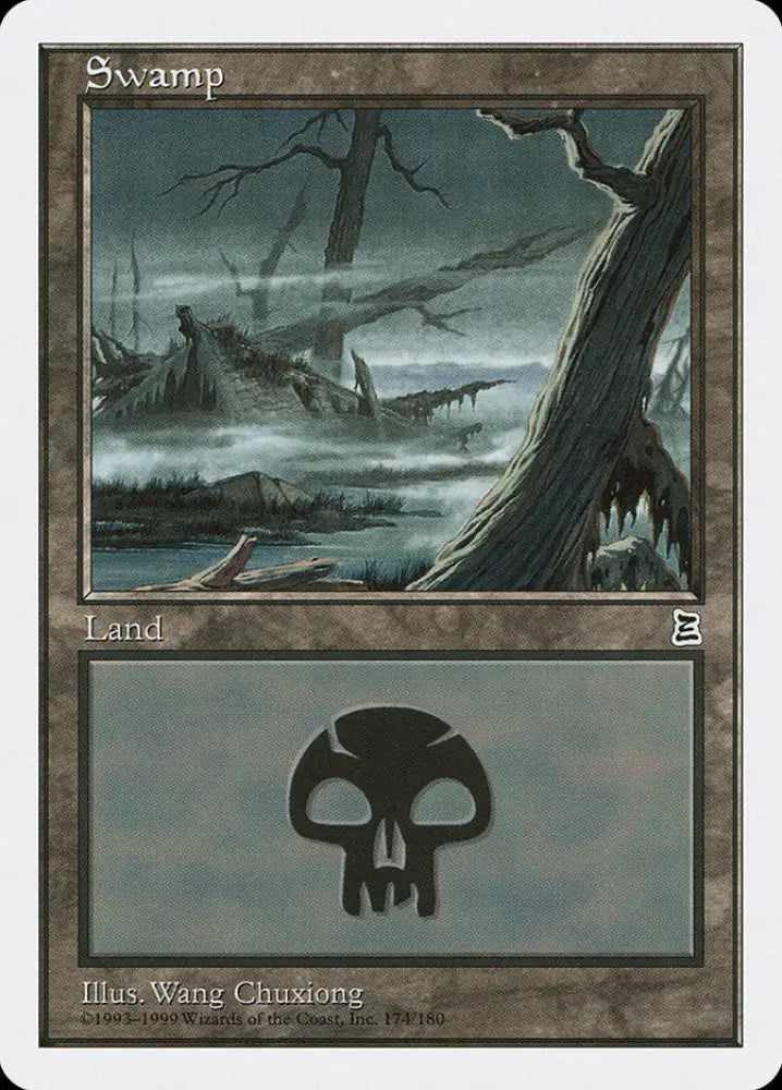 Swamp (174) [Portal Three Kingdoms] - MTG Single