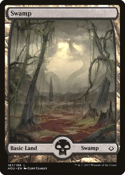 Swamp (187) [Hour of Devastation] - MTG Single