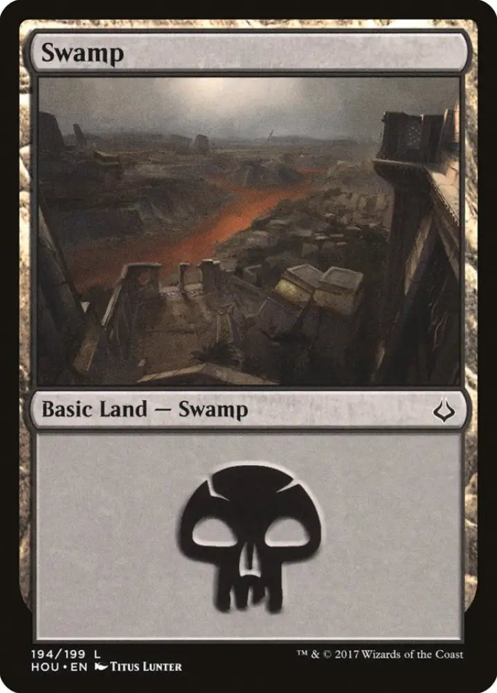 Swamp (194) [Hour of Devastation] - MTG Single