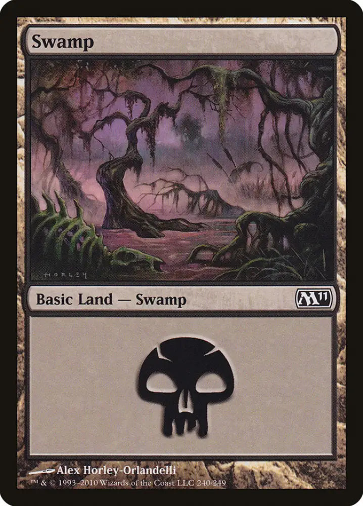 Swamp (240) [Magic 2011] - MTG Single