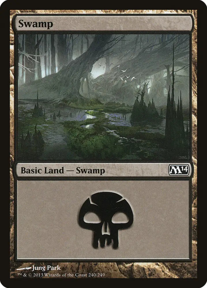 Swamp (240) [Magic 2014] - MTG Single