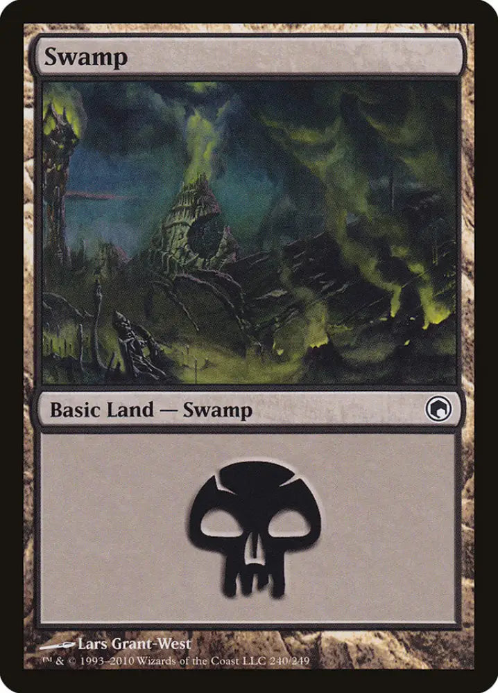 Swamp (240) [Scars of Mirrodin] - MTG Single