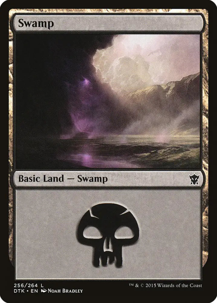 Swamp (256) [Dragons of Tarkir] - MTG Single