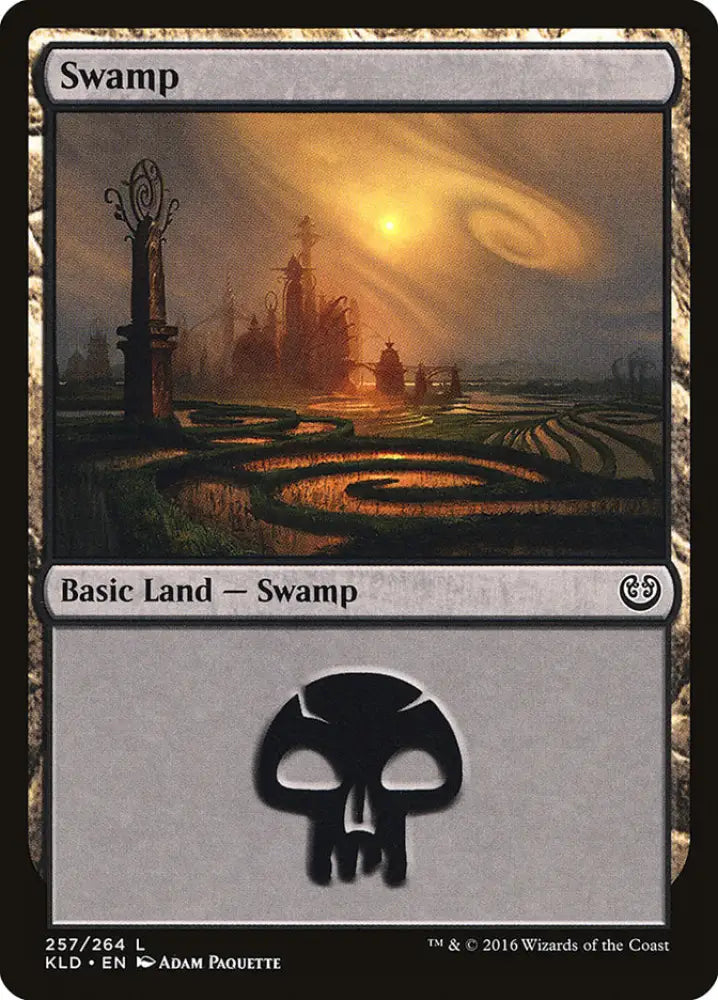 Swamp (257) [Kaladesh] - MTG Single