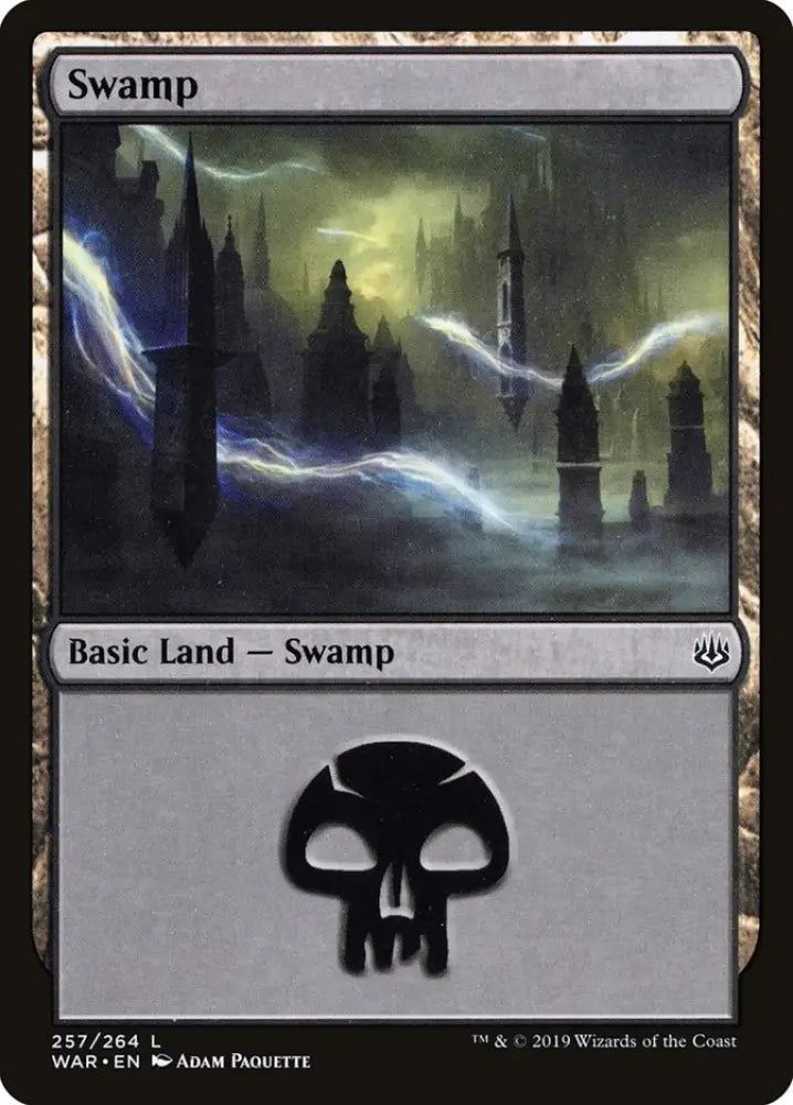 Swamp (257) [War of the Spark] - MTG Single