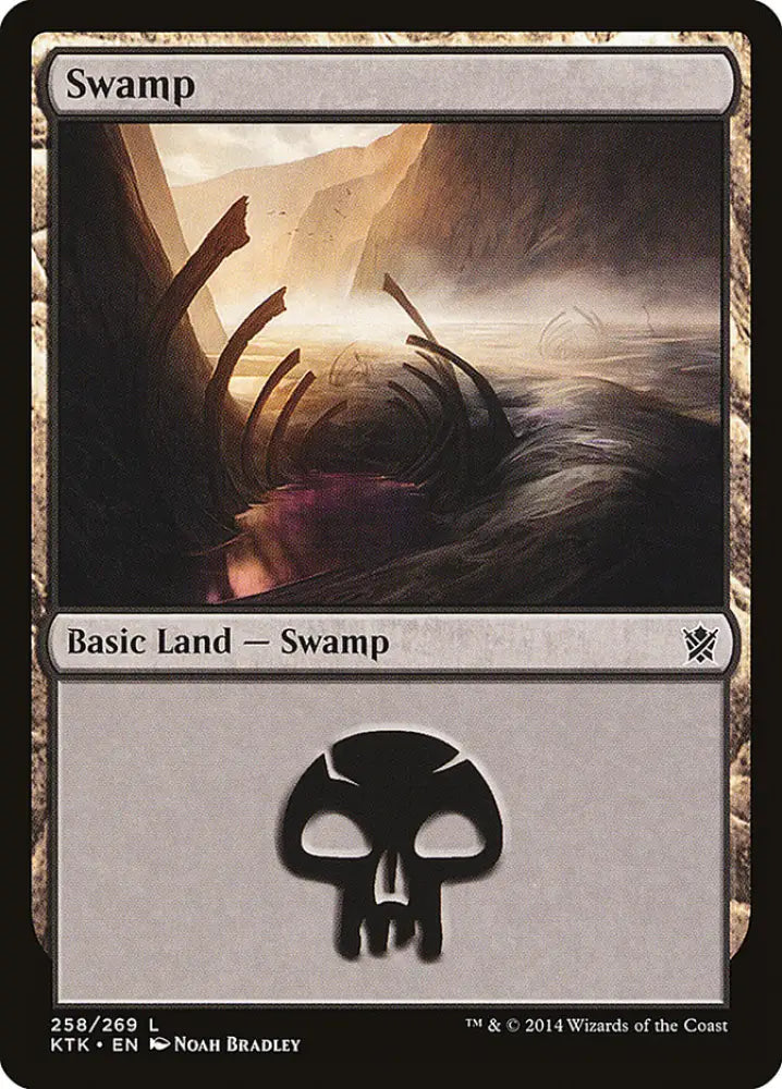 Swamp (258) [Khans of Tarkir] - MTG Single