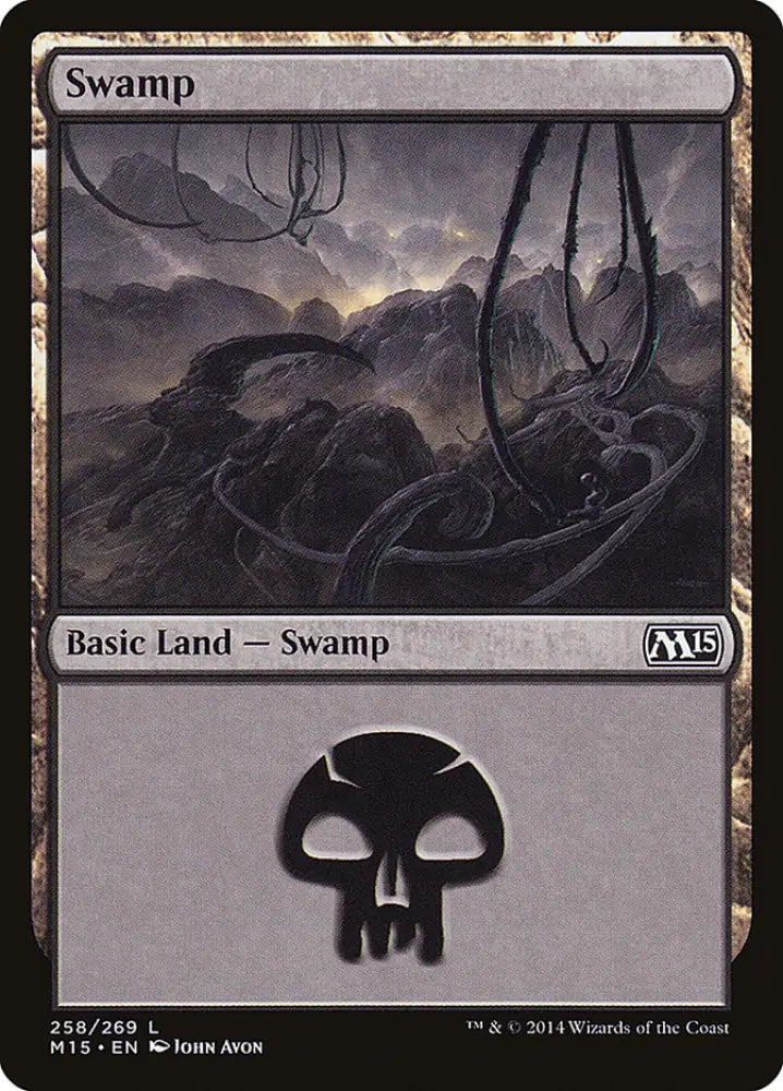 Swamp (258) [Magic 2015] - MTG Single