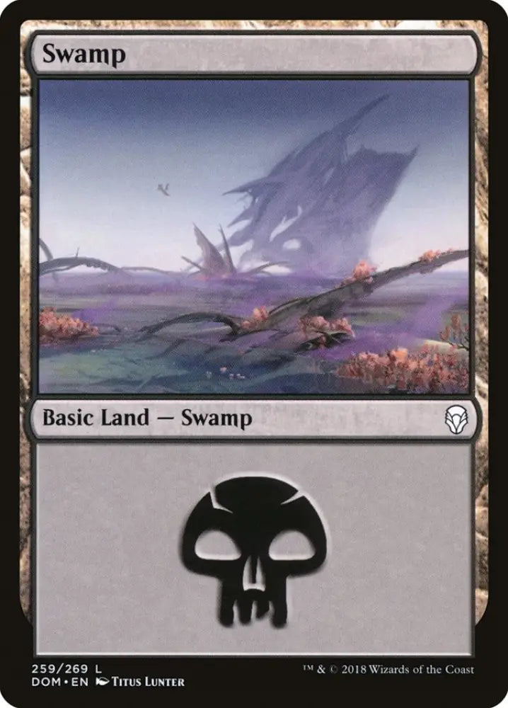 Swamp (259) [Dominaria] - MTG Single