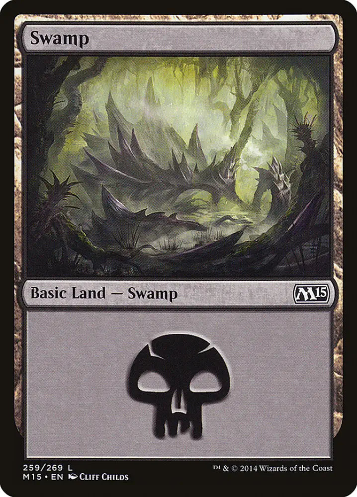 Swamp (259) [Magic 2015] - MTG Single