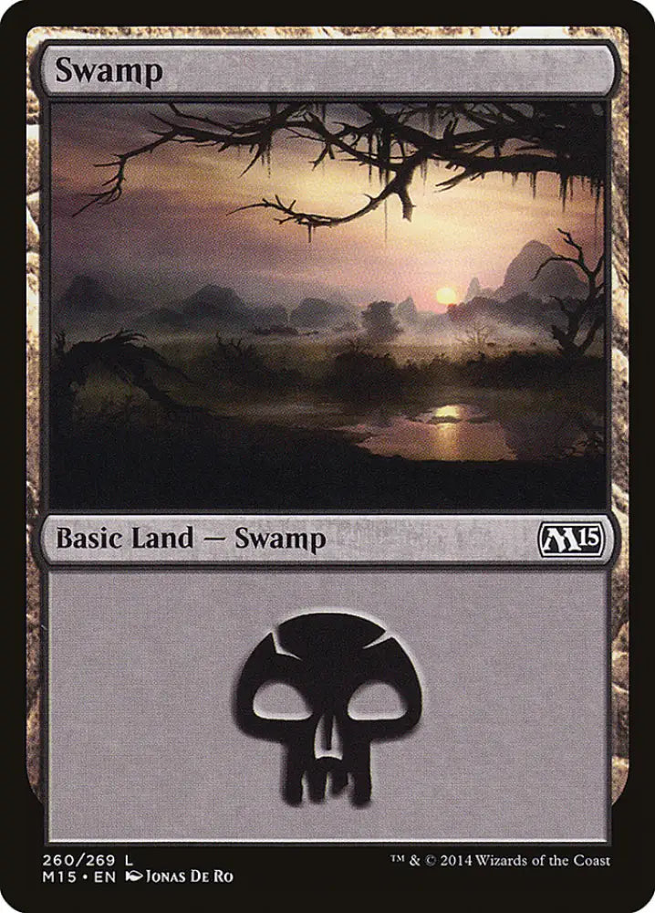 Swamp (260) [Magic 2015] - MTG Single