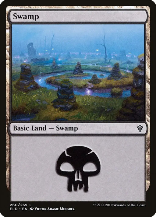 Swamp (260) [Throne of Eldraine] - MTG Single