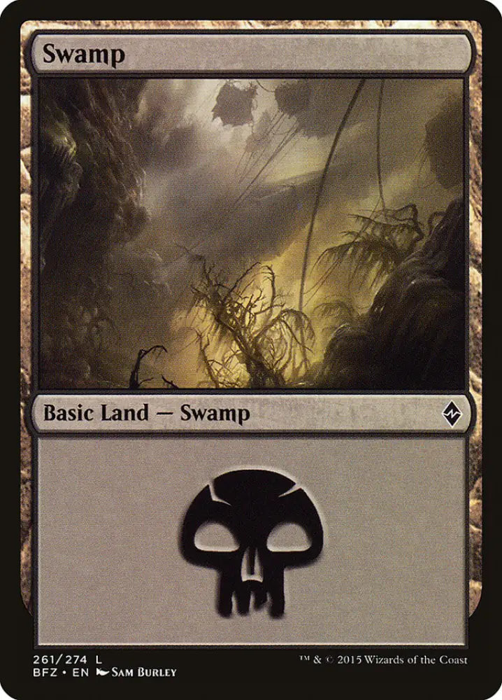 Swamp (261) [Battle for Zendikar] - MTG Single