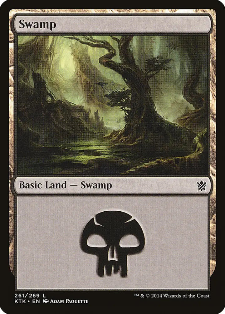 Swamp (261) [Khans of Tarkir] - MTG Single