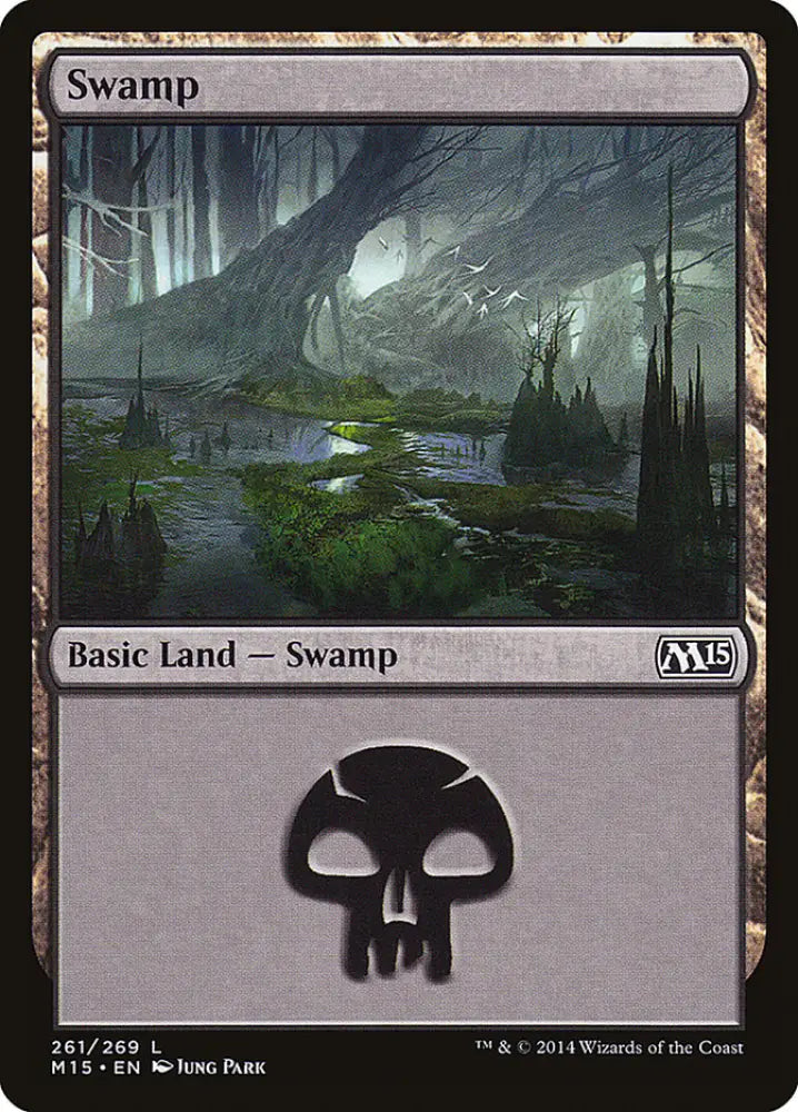 Swamp (261) [Magic 2015] - MTG Single