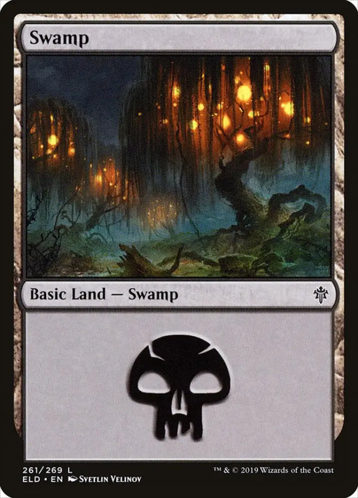Swamp (261) [Throne of Eldraine] - MTG Single