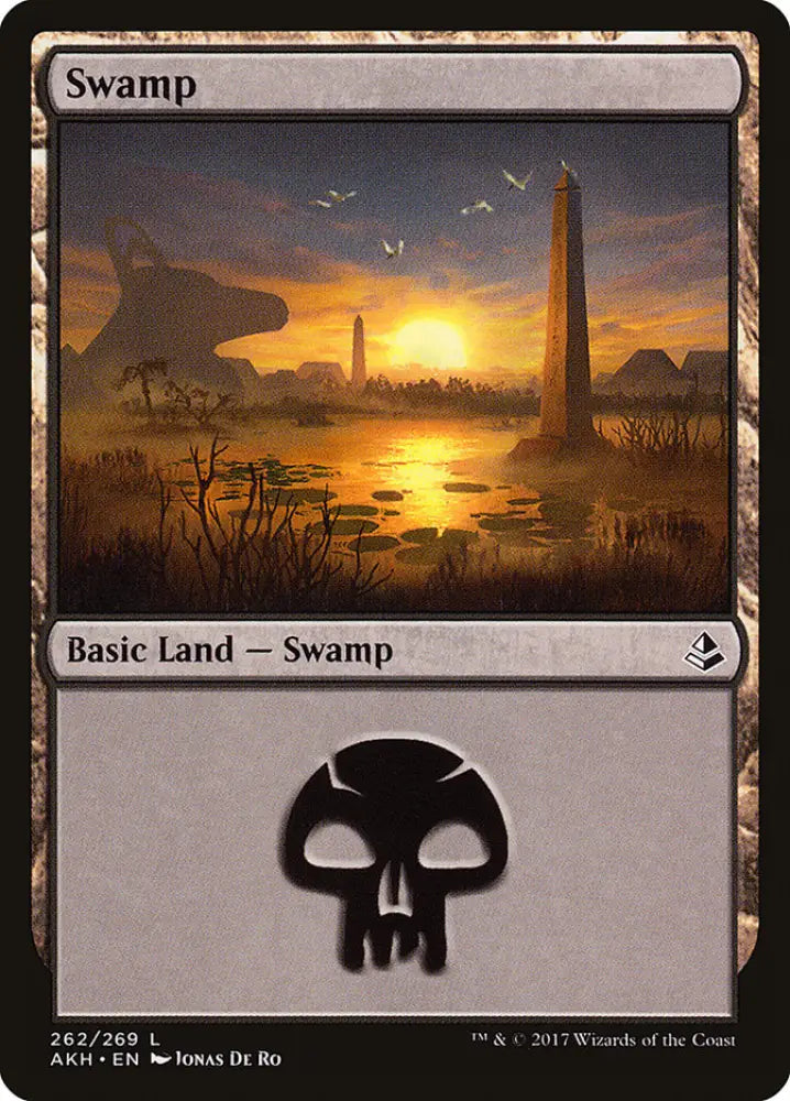 Swamp (262) [Amonkhet] - MTG Single