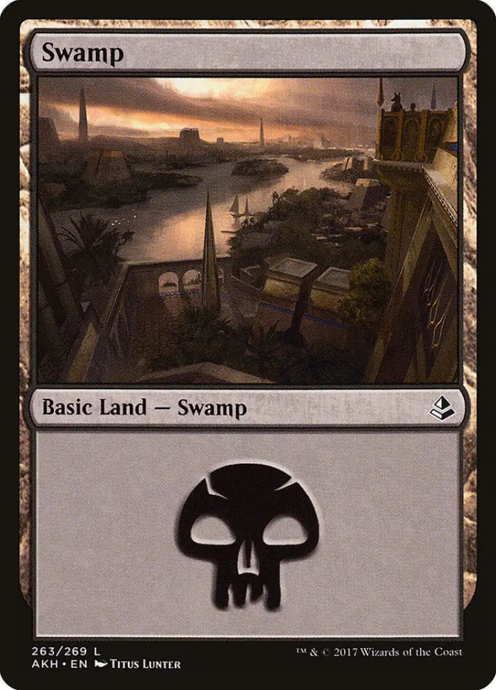 Swamp (263) [Amonkhet] - MTG Single