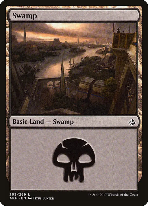 Swamp (263) [Amonkhet] - MTG Single