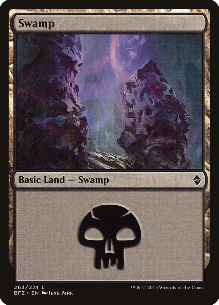 Swamp (263) [Battle for Zendikar] - MTG Single