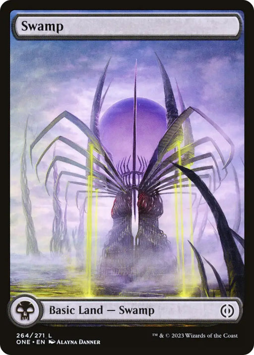Swamp (264) (Full-Art) [Phyrexia: All Will Be One] - MTG Single
