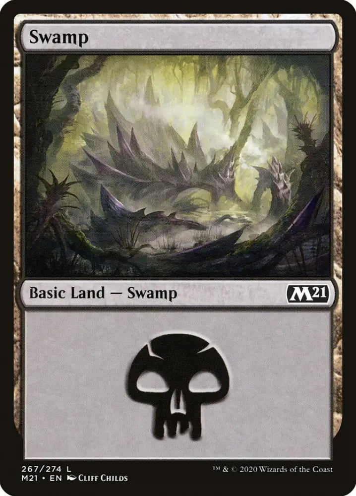Swamp (267) [Core Set 2021] - MTG Single