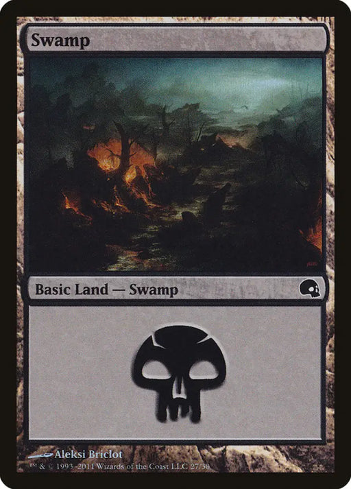 Swamp (27) [Premium Deck Series: Graveborn] - MTG Single