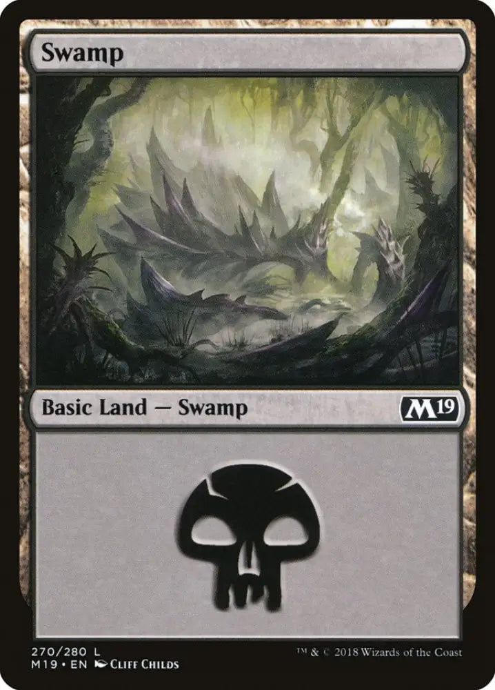 Swamp (270) [Core Set 2019] - MTG Single