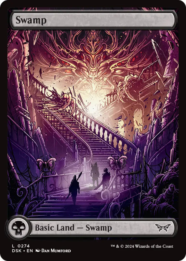 Swamp (274) - Full Art [Duskmourn: House of Horror] - MTG Single