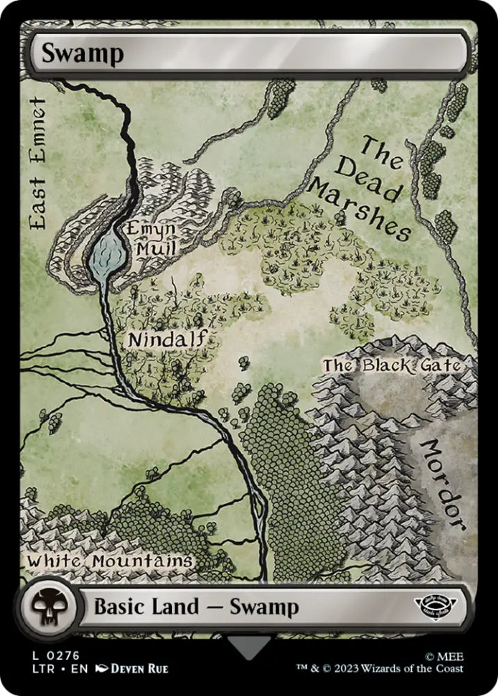 Swamp (276) [The Lord of the Rings: Tales of Middle-Earth] - MTG Single