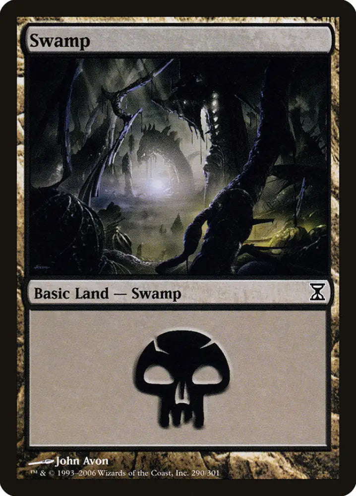 Swamp (290) [Time Spiral] - MTG Single