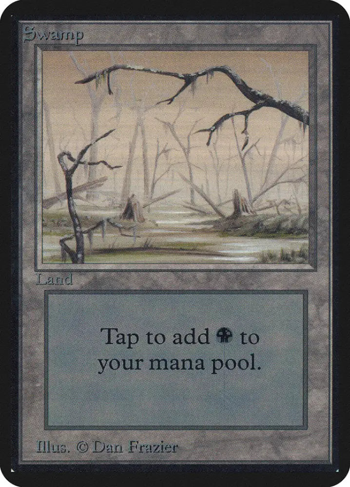 Swamp (291) [Alpha Edition] - MTG Single