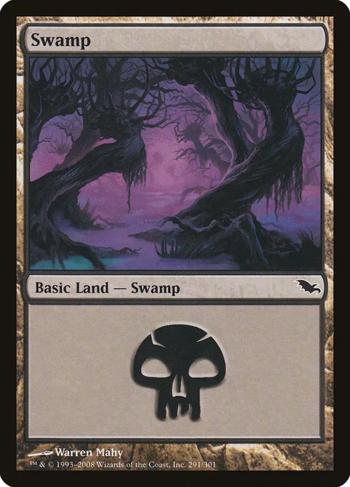 Swamp (291) [Shadowmoor] - MTG Single