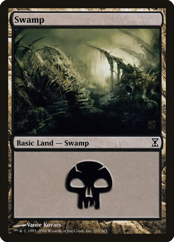 Swamp (291) [Time Spiral] - MTG Single
