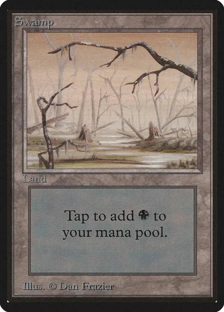 Swamp (295) [Beta Edition] - MTG Single