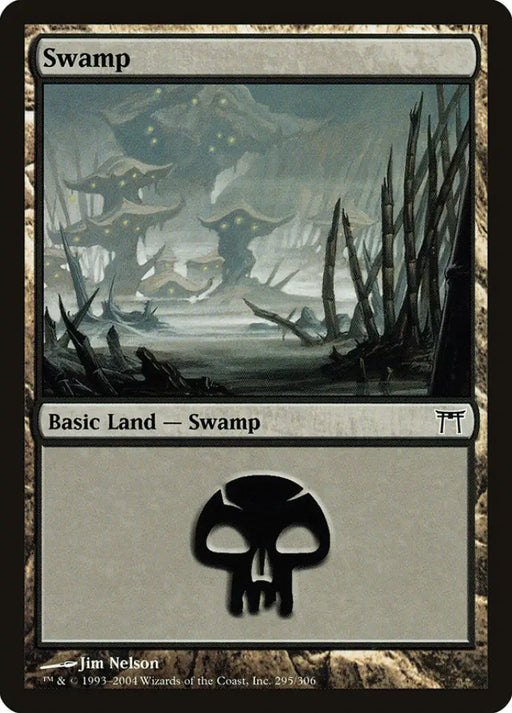 Swamp (295) [Champions of Kamigawa] - MTG Single