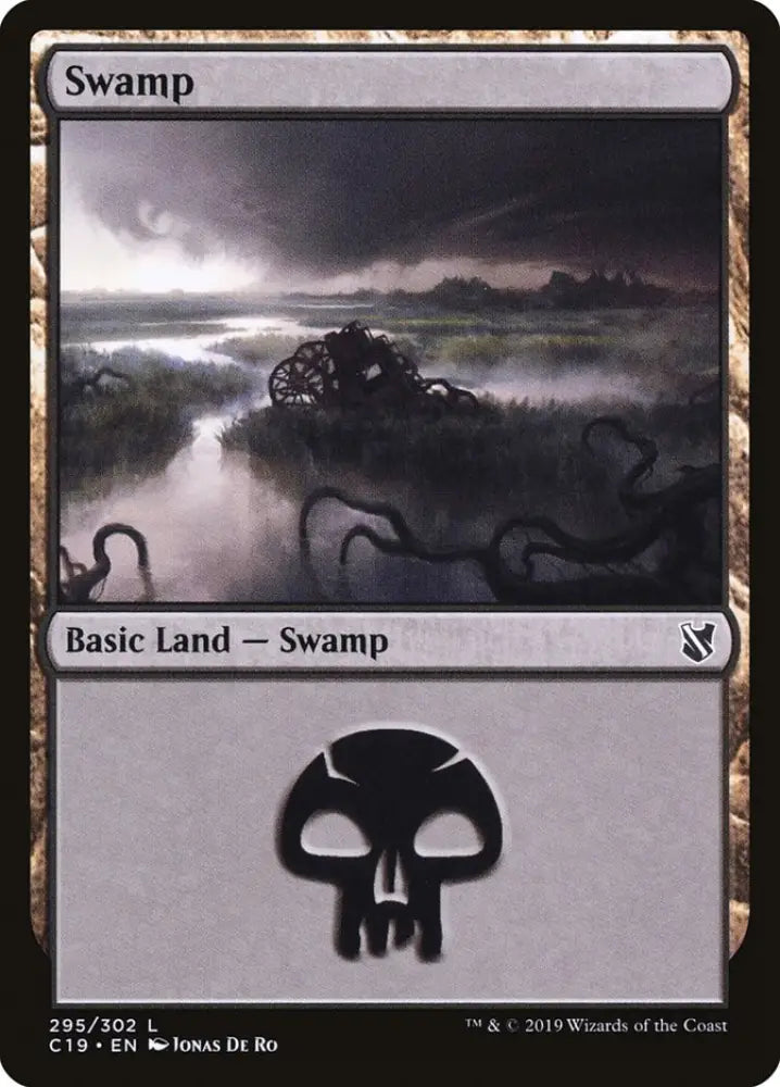Swamp (295) [Commander 2019] - MTG Single