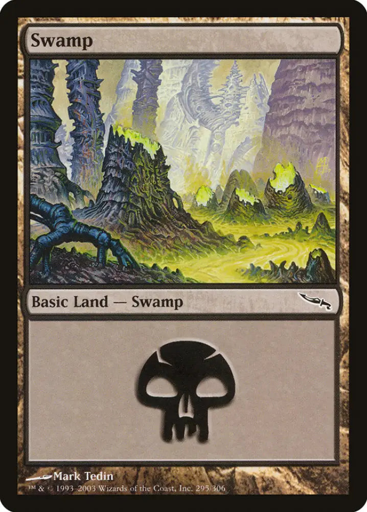 Swamp (295) [Mirrodin] - MTG Single