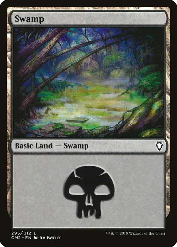 Swamp (296) [Commander Anthology Volume II] - MTG Single