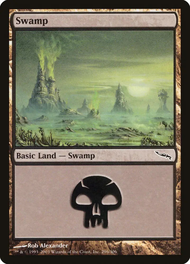 Swamp (296) [Mirrodin] - MTG Single