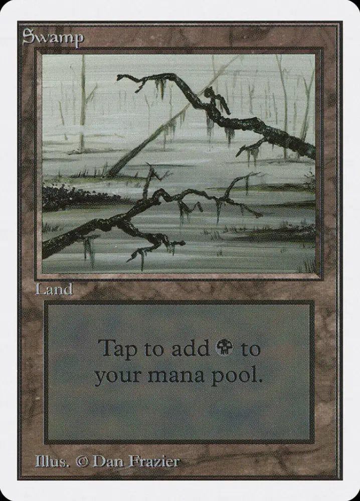 Swamp (296) [Unlimited Edition] - MTG Single