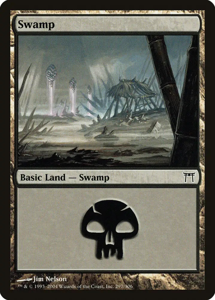 Swamp (297) [Champions of Kamigawa] - MTG Single